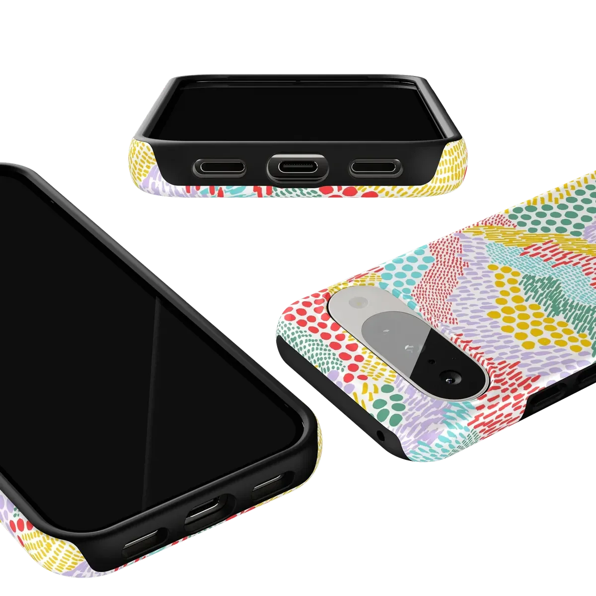 Color Me Happy | Pattern Colorblock Case