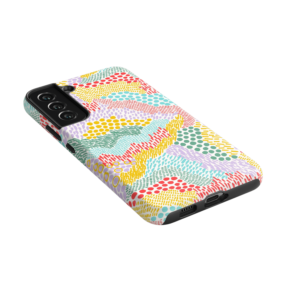 Color Me Happy | Pattern Colorblock Case