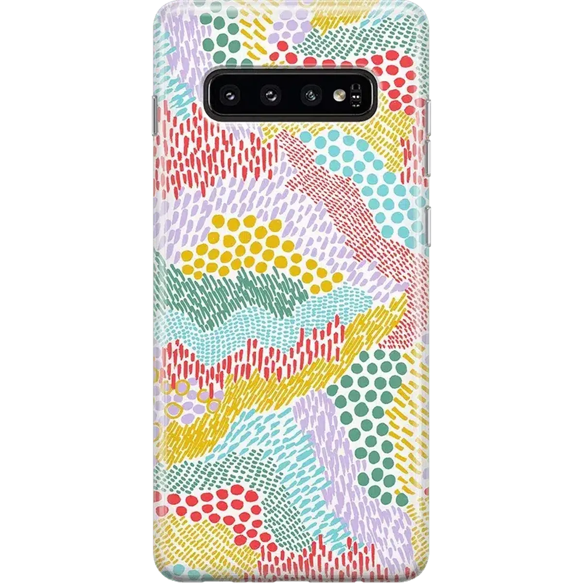 Color Me Happy | Pattern Colorblock Samsung Case