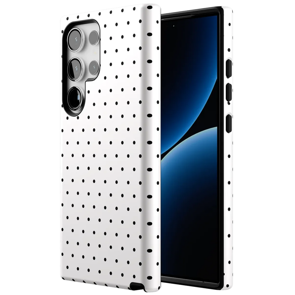 On the Dot | Black Polka Dot Case