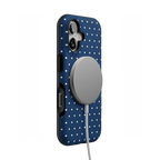 On the Dot | Navy Polka Dot Case