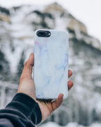 Cotton Candy | Blue & Purple Marble Case