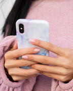 Cotton Candy | Blue & Purple Marble Case