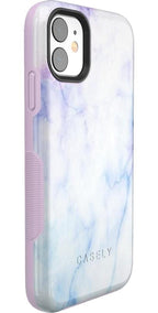Cotton Candy | Blue & Purple Marble Case