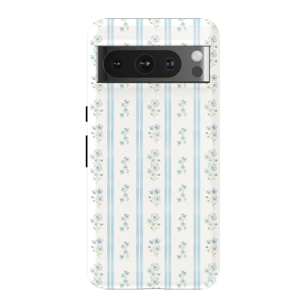 Cottage Stripe | Blue Floral Case