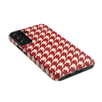Scarlet Stitch | Red Houndstooth Case