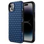On the Dot | Navy Polka Dot Case