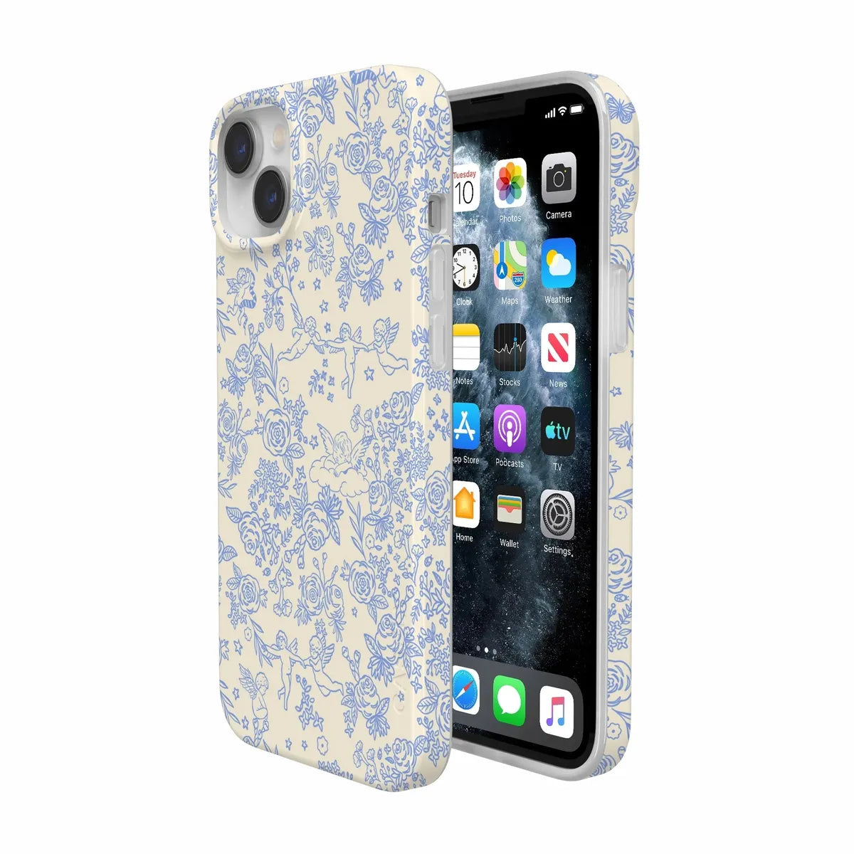 Cupid's Canvas | Periwinkle Floral Case