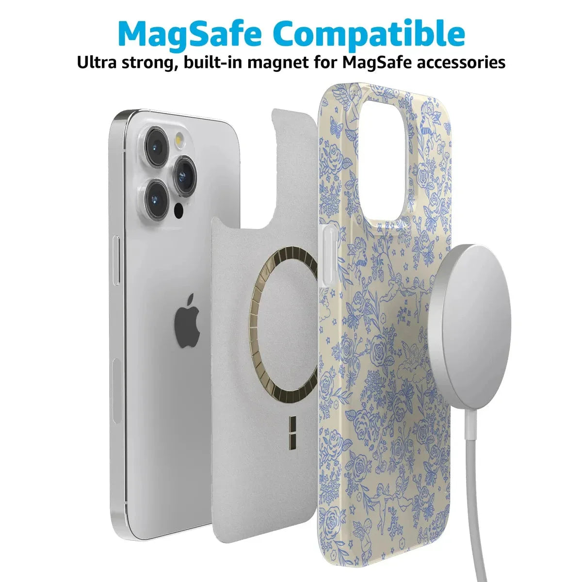 Cupid's Canvas | Periwinkle Floral Case