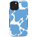 Current MOOd | Light Blue Cow Print Case