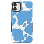 Current MOOd | Light Blue Cow Print Case