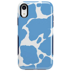 Current MOOd | Light Blue Cow Print Case