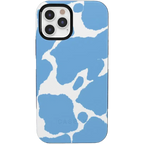 Current MOOd | Light Blue Cow Print Case