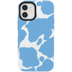 Current MOOd | Light Blue Cow Print Case