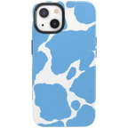 Current MOOd | Light Blue Cow Print Case