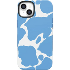 Current MOOd | Light Blue Cow Print Case