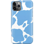 Current MOOd | Light Blue Cow Print Case