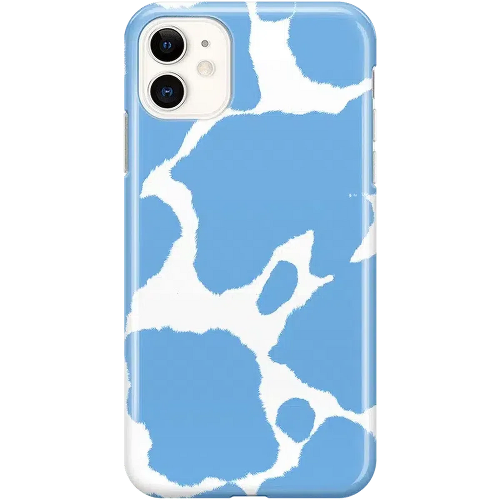 Current MOOd | Light Blue Cow Print Case