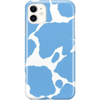 Current MOOd | Light Blue Cow Print Case