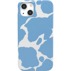 Current MOOd | Light Blue Cow Print Case