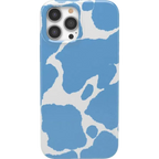 Current MOOd | Light Blue Cow Print Case