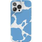 Current MOOd | Light Blue Cow Print Case