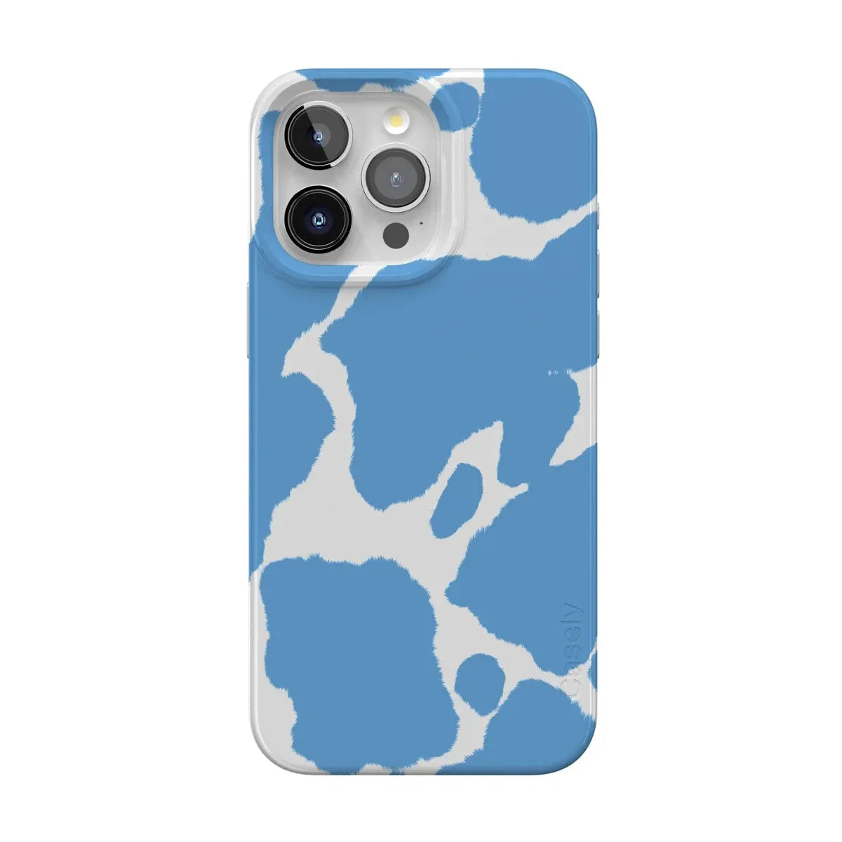 Current MOOd | Light Blue Cow Print Case