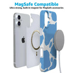 Current MOOd | Light Blue Cow Print Case