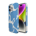 Current MOOd | Light Blue Cow Print Case
