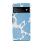 Current MOOd | Light Blue Cow Print Google Pixel Case