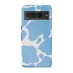 Current MOOd | Light Blue Cow Print Google Pixel Case