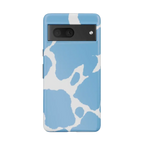 Current MOOd | Light Blue Cow Print Google Pixel Case