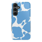 Current MOOd | Light Blue Cow Print Samsung Case
