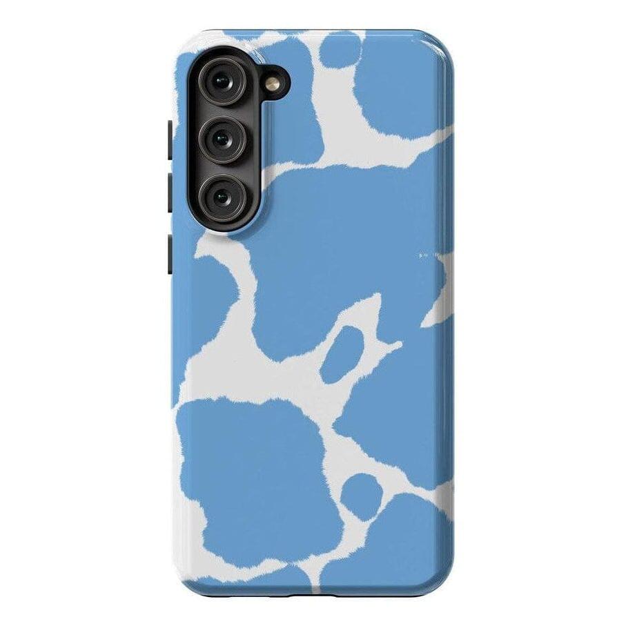 Current MOOd | Light Blue Cow Print Samsung Case
