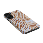 Untamed | Brown & Blue Zebra Case