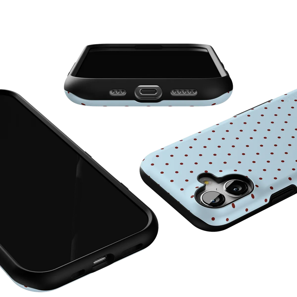 On the Dot | Blue Polka Dot Case