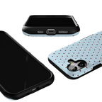 On the Dot | Blue Polka Dot Case