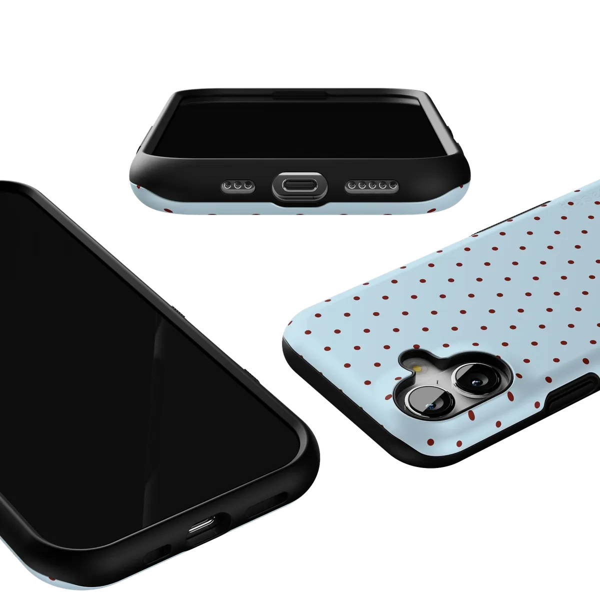 On the Dot | Blue Polka Dot Case