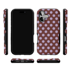 Spotted in SoHo | Burgundy Polka Dot Case