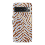Untamed | Brown & Blue Zebra Case