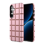 Uptown Gridlock | Pink Checkerboard Case