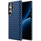 On the Dot | Navy Polka Dot Case