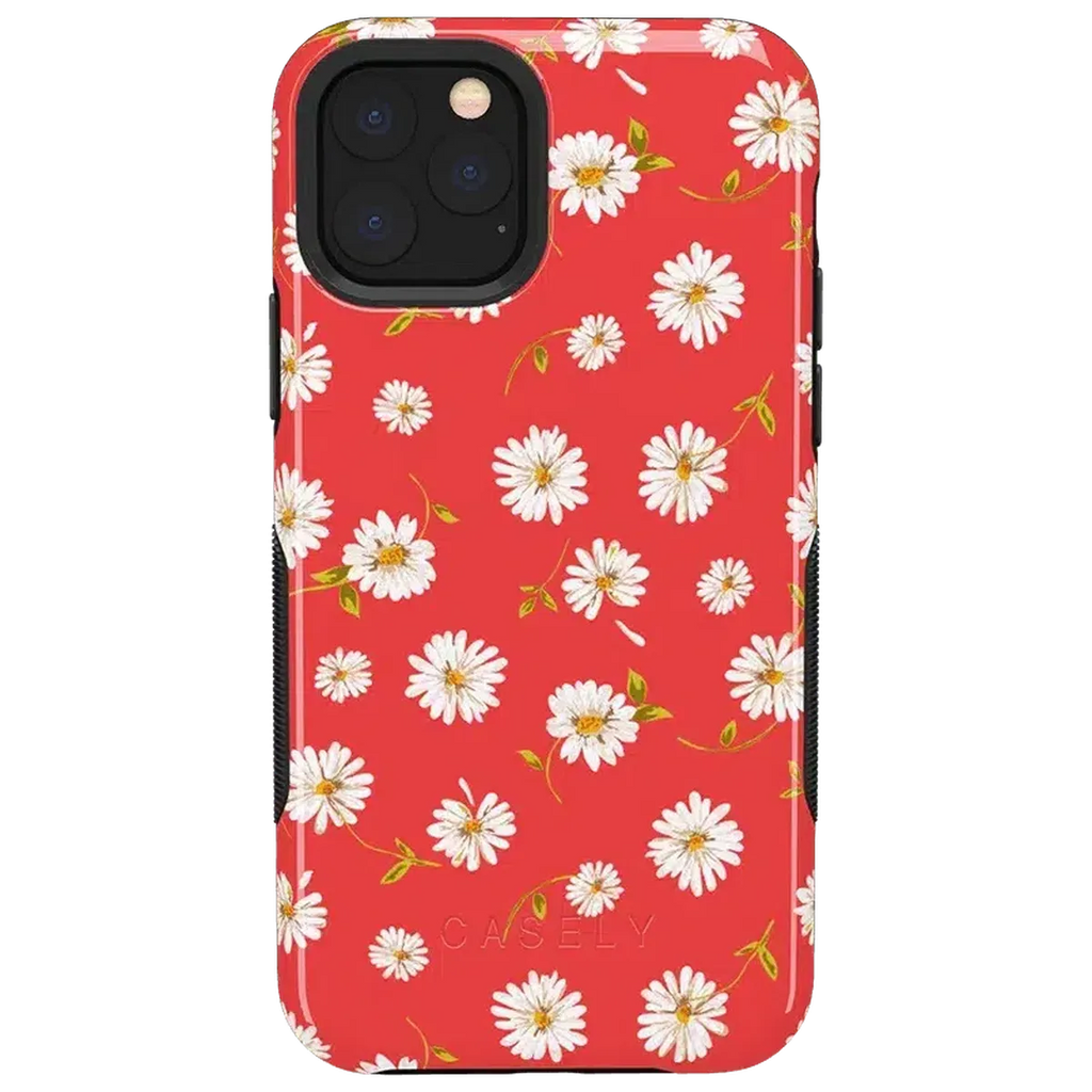 Daisy Daydream | Red Coral Floral Case