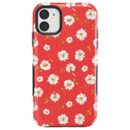 Daisy Daydream | Red Coral Floral Case
