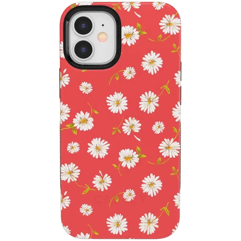 Daisy Daydream | Red Coral Floral Case