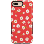 Daisy Daydream | Red Coral Floral Case