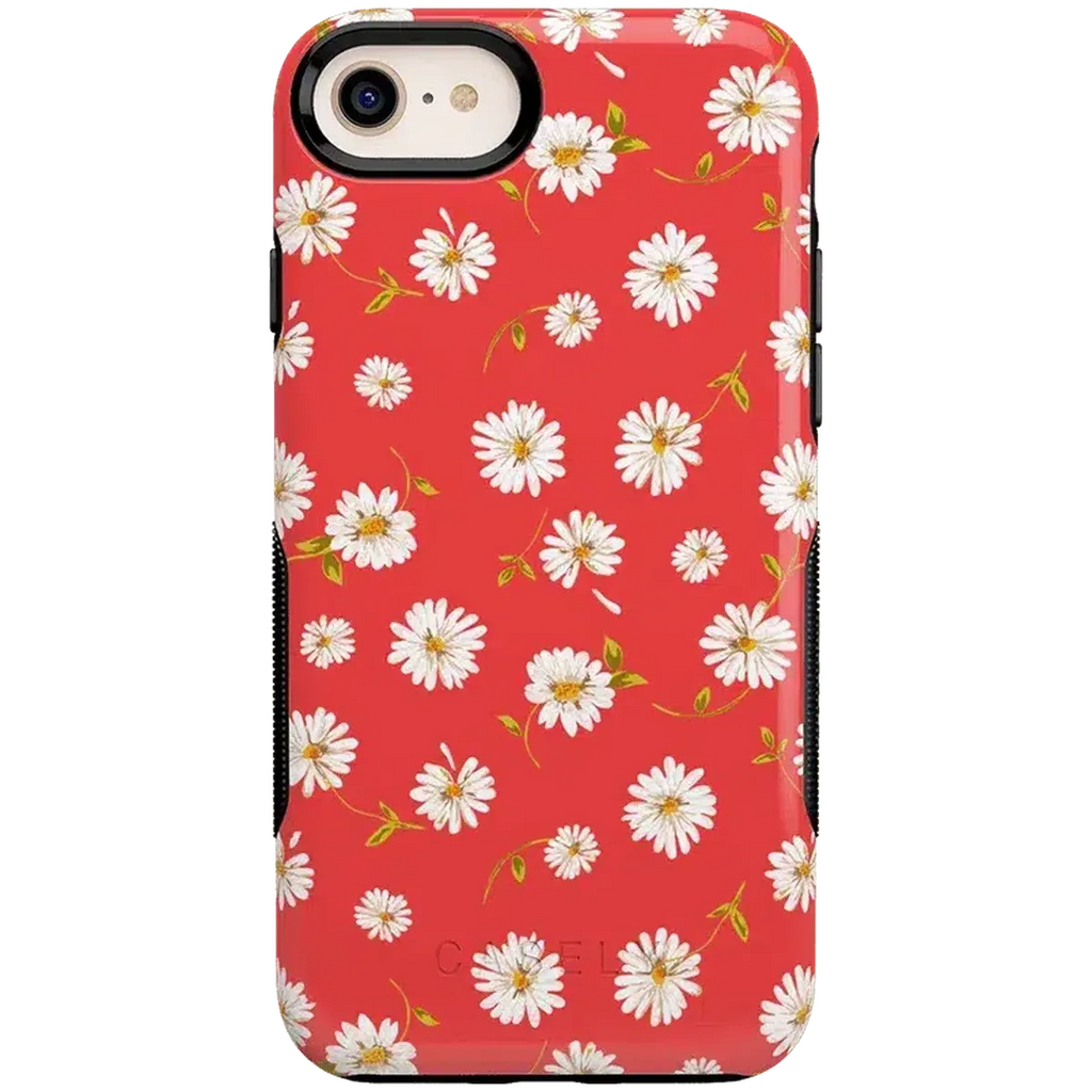 Daisy Daydream | Red Coral Floral Case