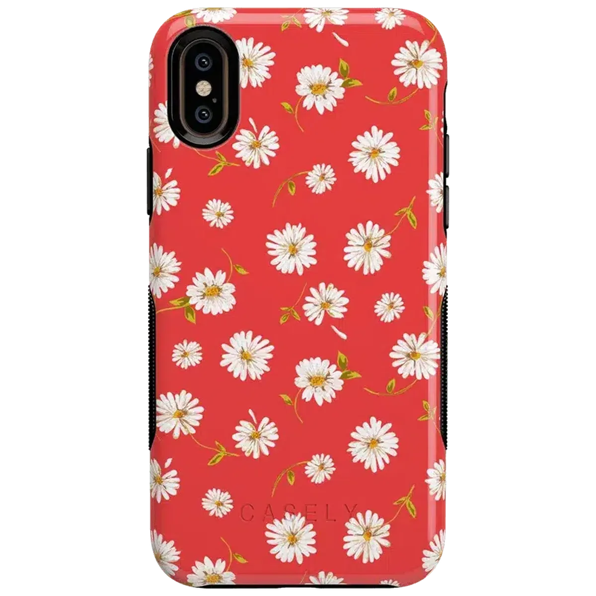 Daisy Daydream | Red Coral Floral Case