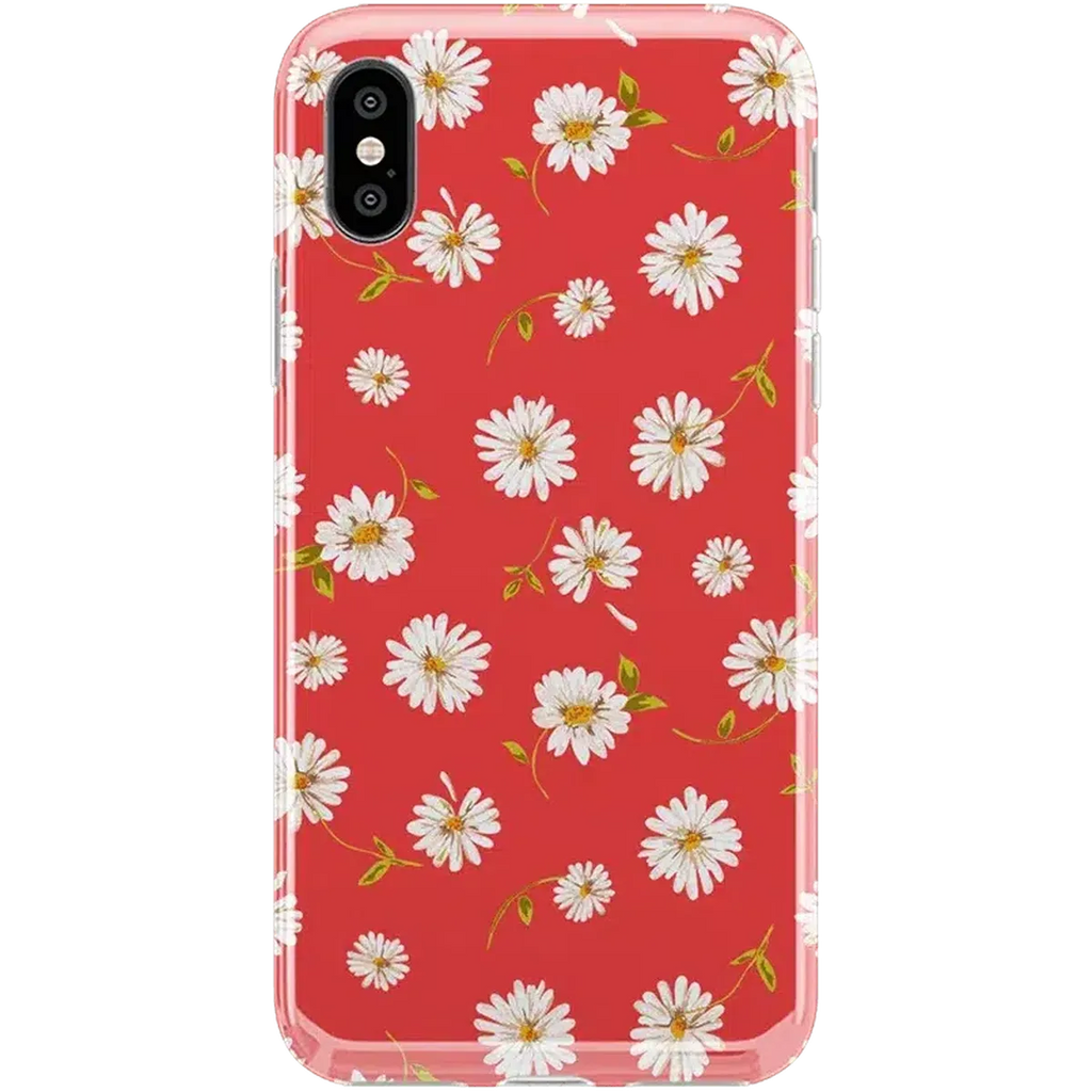 Daisy Daydream | Red Coral Floral Case