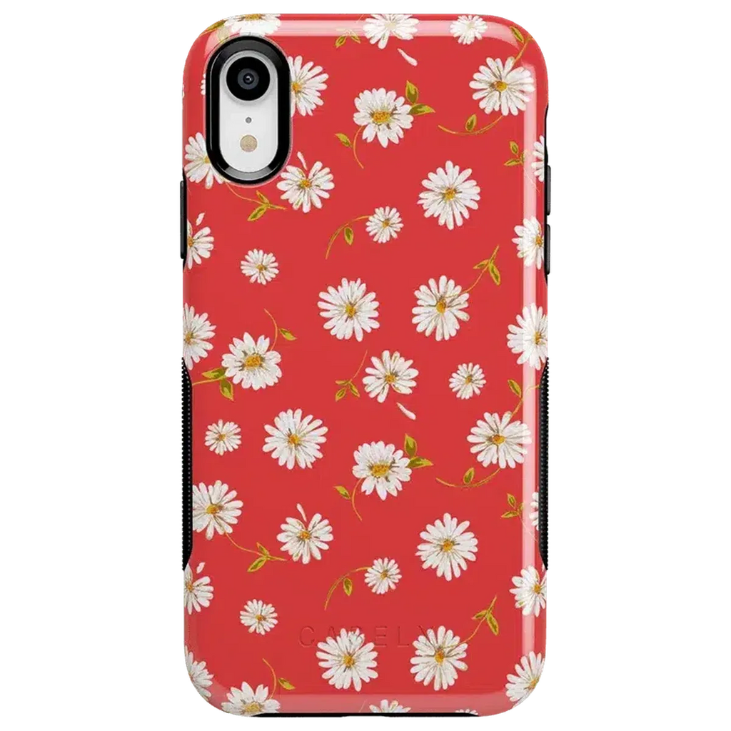 Daisy Daydream | Red Coral Floral Case
